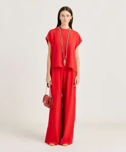 Blouse Curacao En Acetate De Soie - Azalee