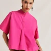 Blouse En Popeline Mialli - Fuchsia