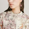 Boucles D'Oreilles Nodu Avec Perles - Brule/Multicolore
