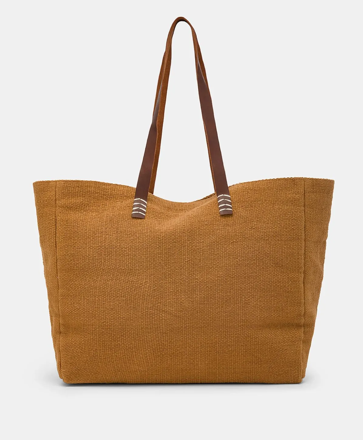 Cabas Paraguan En Toile Avec Broderie - Brandy