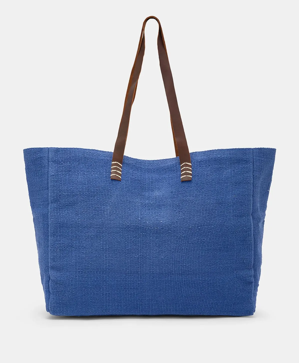 Cabas Paraguan En Toile Avec Broderie - Bluette