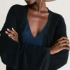 Cardigan Costa Mesa Pearl Lurex - Bleu Nuit