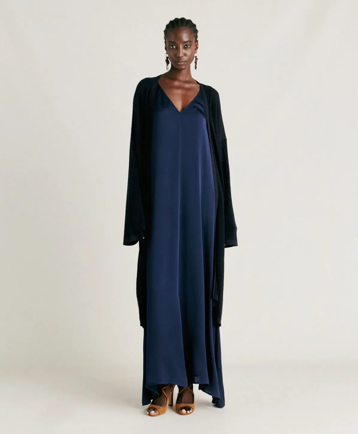 Cardigan Costa Mesa Pearl Lurex - Bleu Nuit