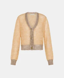Cardigan Dream En Mohair Doux - Orange