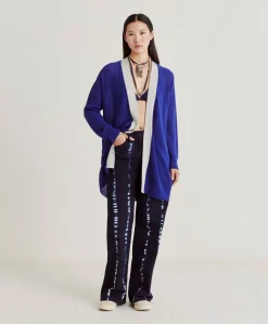 Cardigan Flossy Perle Details Lurex - Bluette
