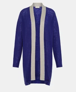 Cardigan Flossy Perle Details Lurex - Bluette