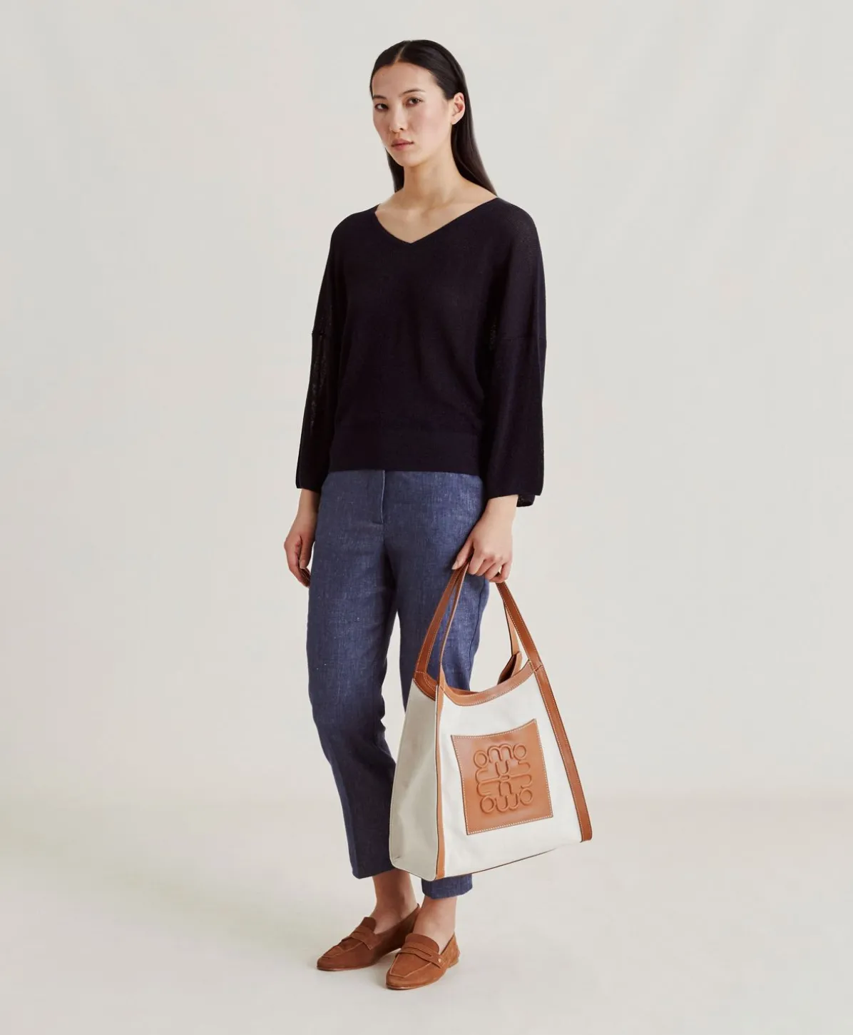 Cardigan Lurex Perle Fresno - Bleu Nuit