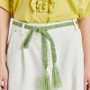 Ceinture Aulne Avec Pompon Lurex - Avocat