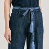 Ceinture En Aulne Avec Pompon En Lurex - Ceruleen