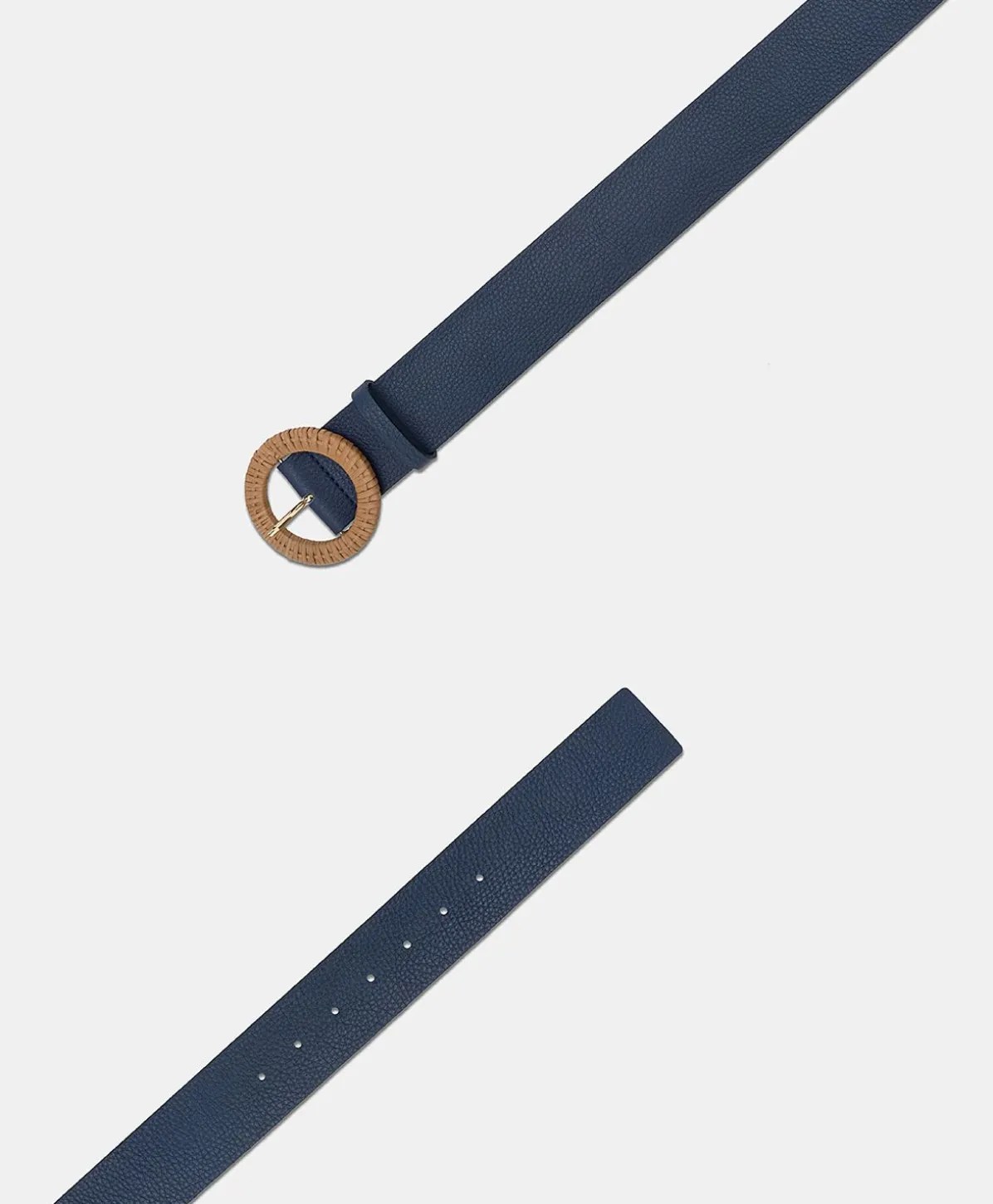 Ceinture En Cuir Adah - Bleu