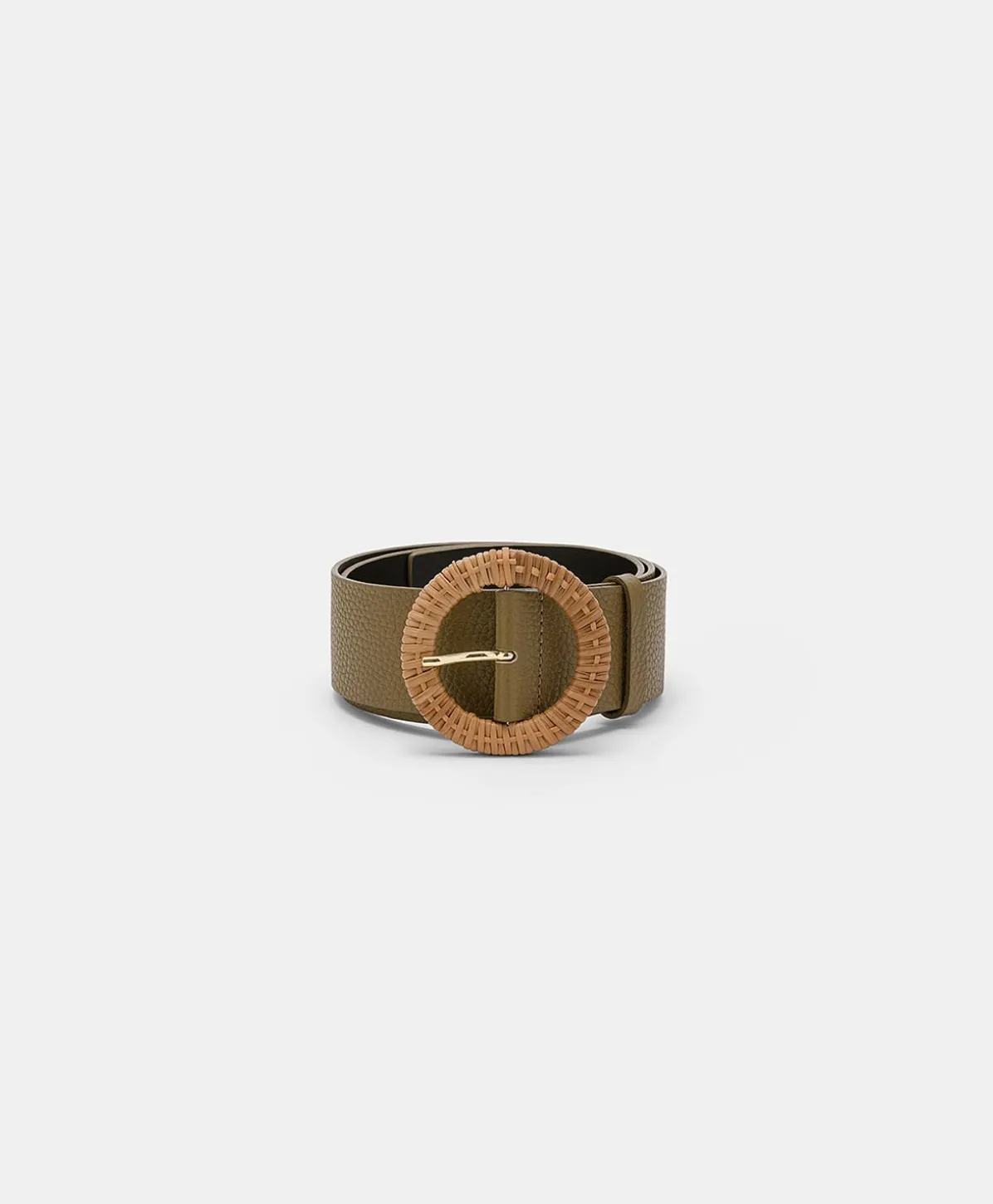 Ceinture En Cuir Adah - Olive