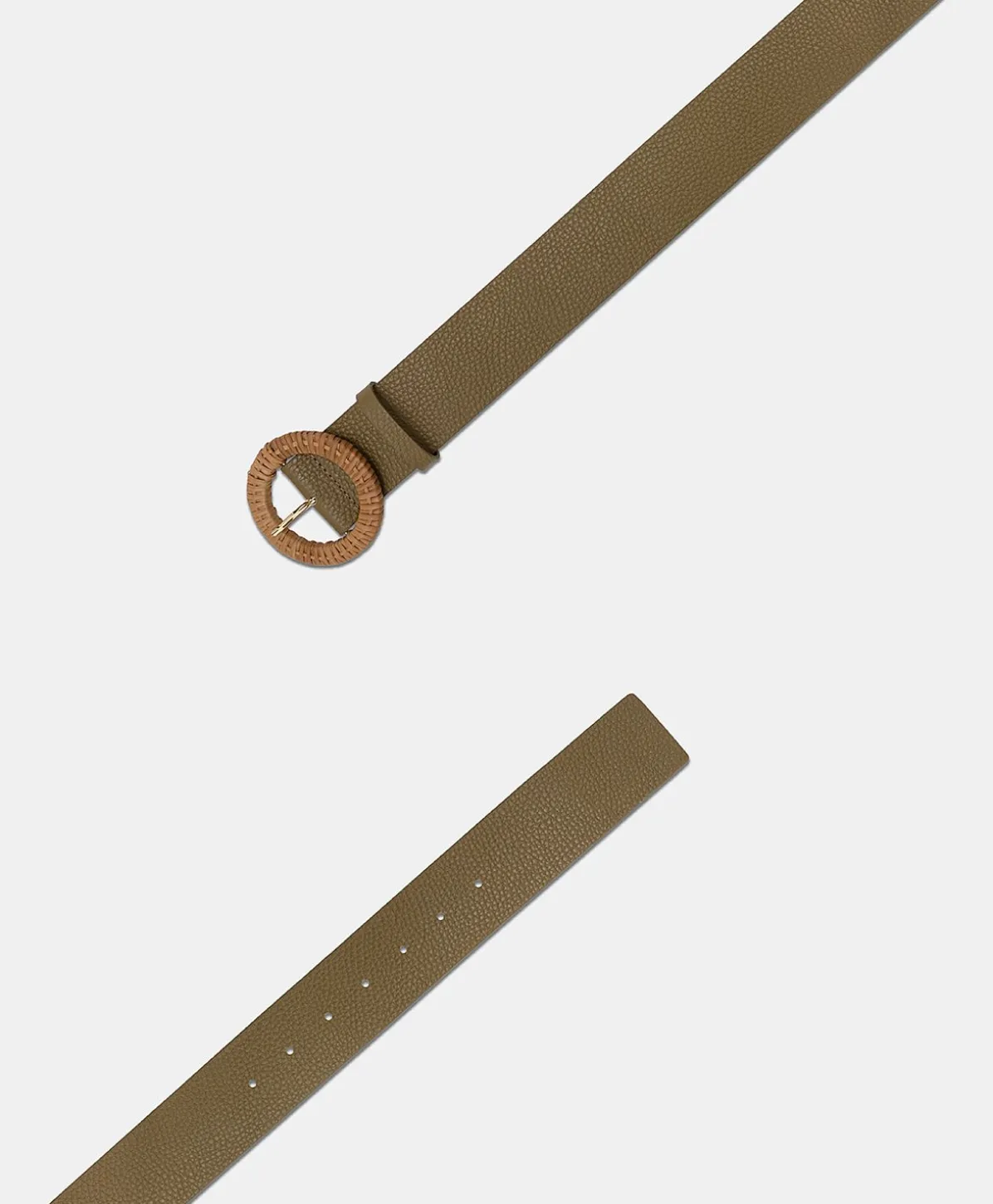 Ceinture En Cuir Adah - Olive
