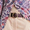 Ceinture Montoya En Cuir Nappa - Cyclamen