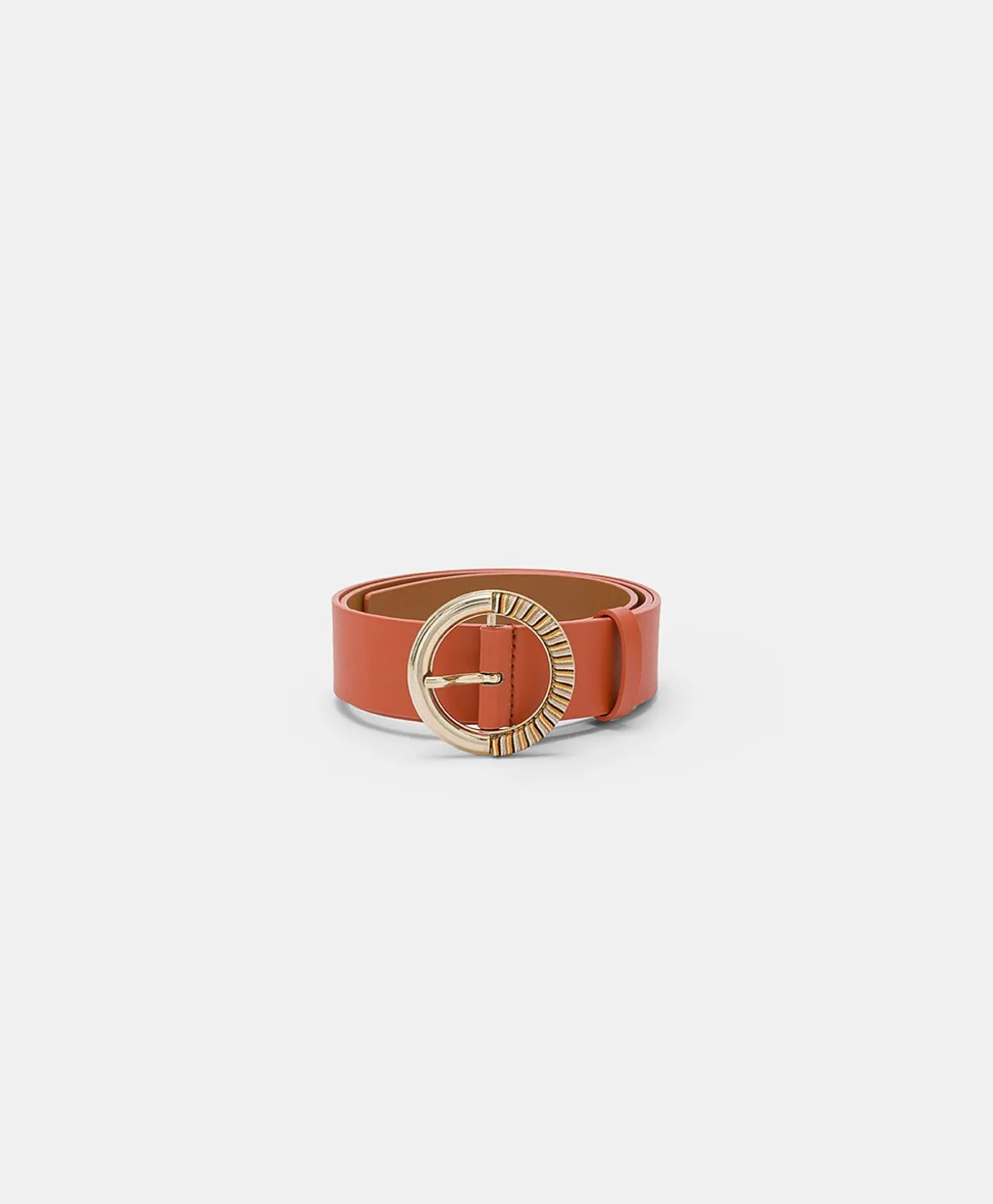 Ceinture Montoya En Cuir Nappa - Papaye