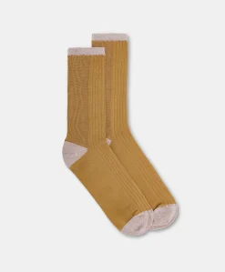 Chaussettes Costa Flamenco De Vanise - Tabac