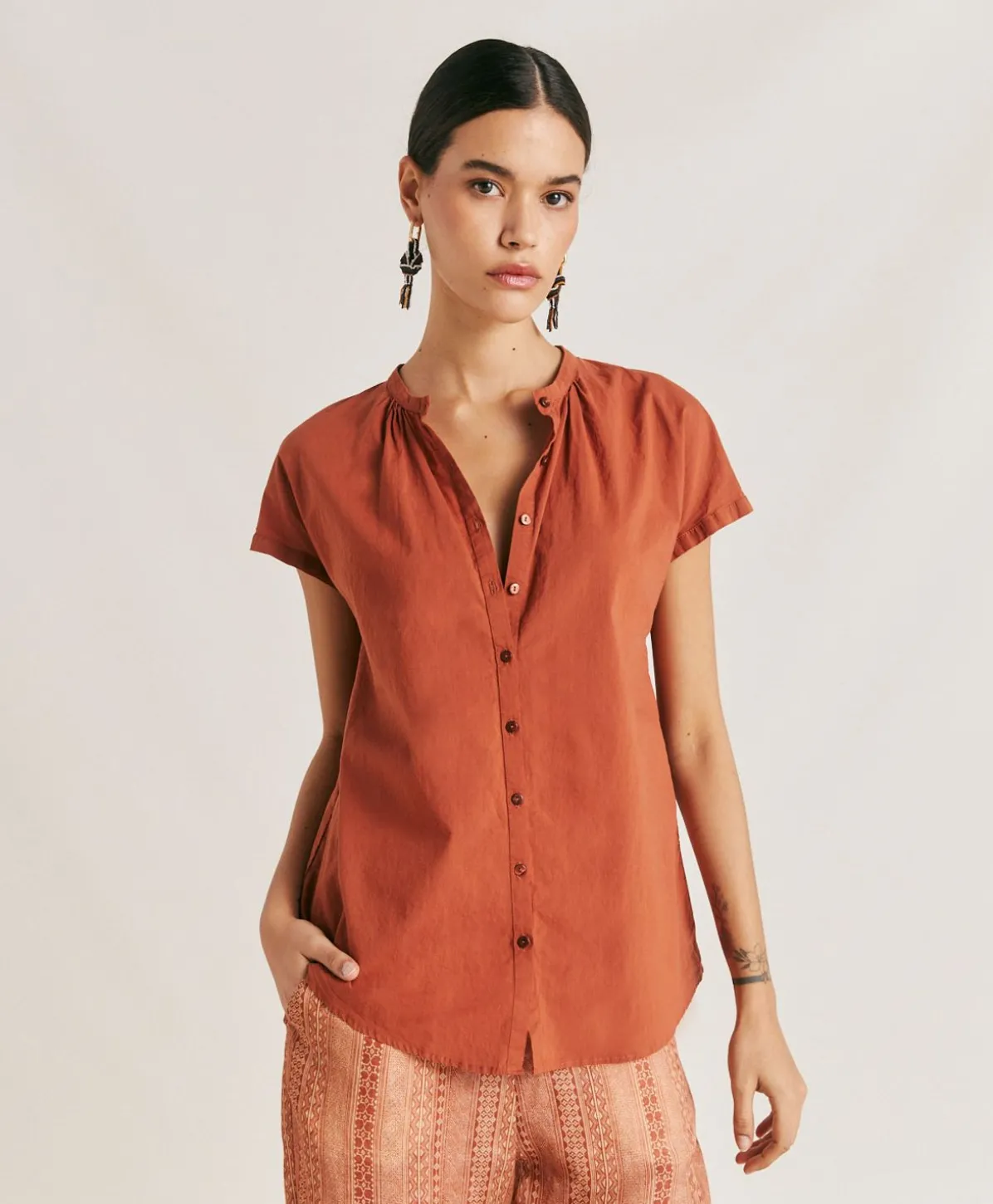 Chemise Artora En Voile De Coton - Coccio