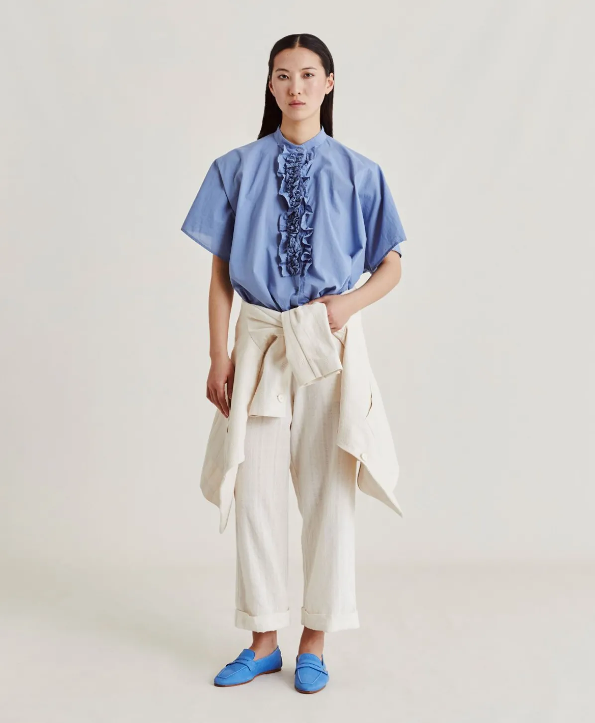 Chemise Berenice Avec Voile De Coton - Dusty