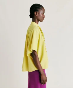 Chemise Berenice En Voile De Coton - Acide