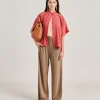 Chemise Brooklyn En Acetate De Soie - Amarante