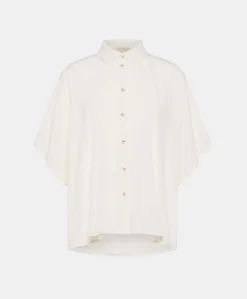 Chemise Brooklyn En Acetate De Soie - Creme