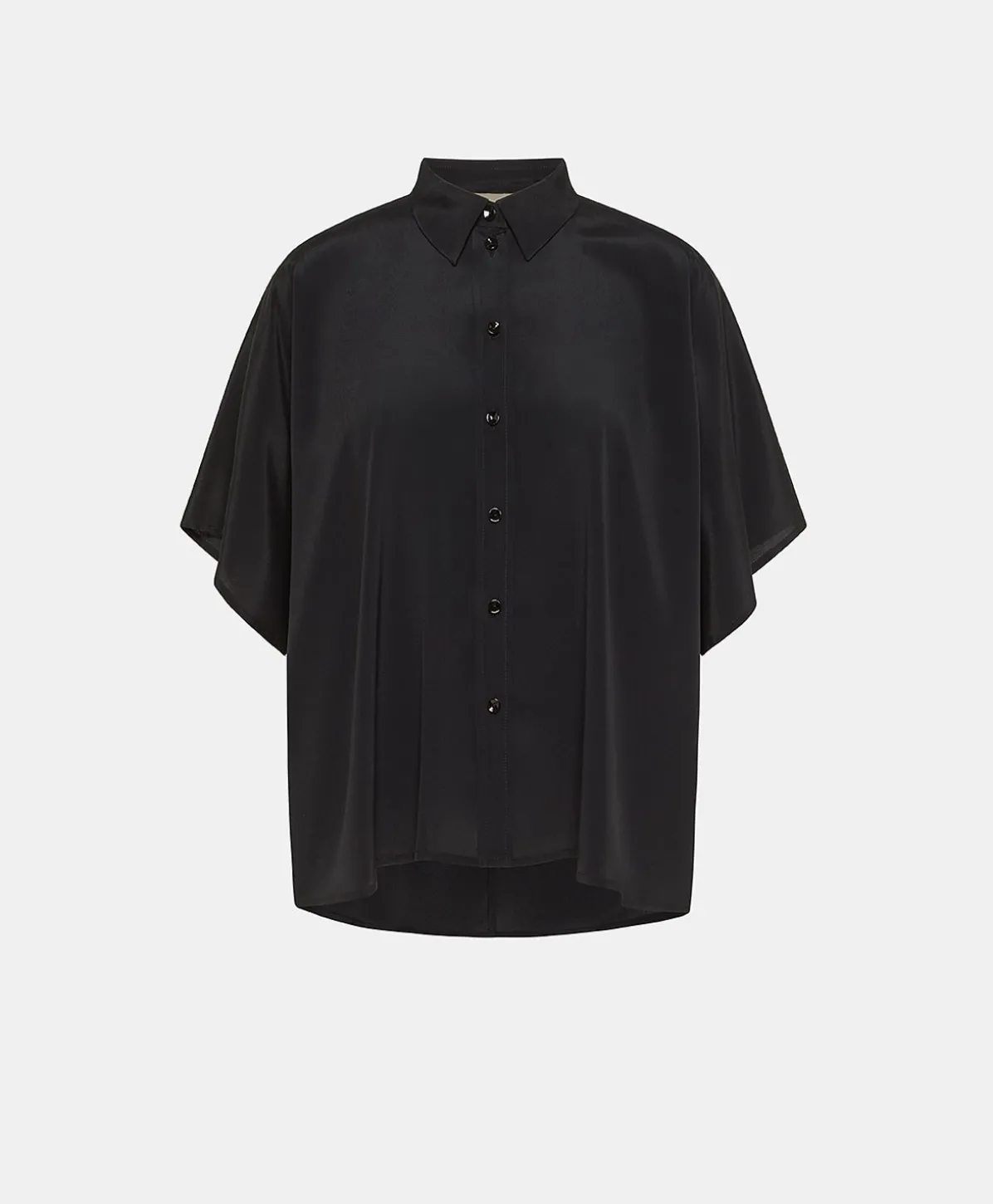 Chemise Brooklyn En Acetate De Soie - Noir