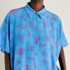Chemise Brooklyn En Crepe De Chine - Bluette/Fuchsia