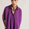 Chemise Brooklyn En Jersey Lurex - Cyclamen