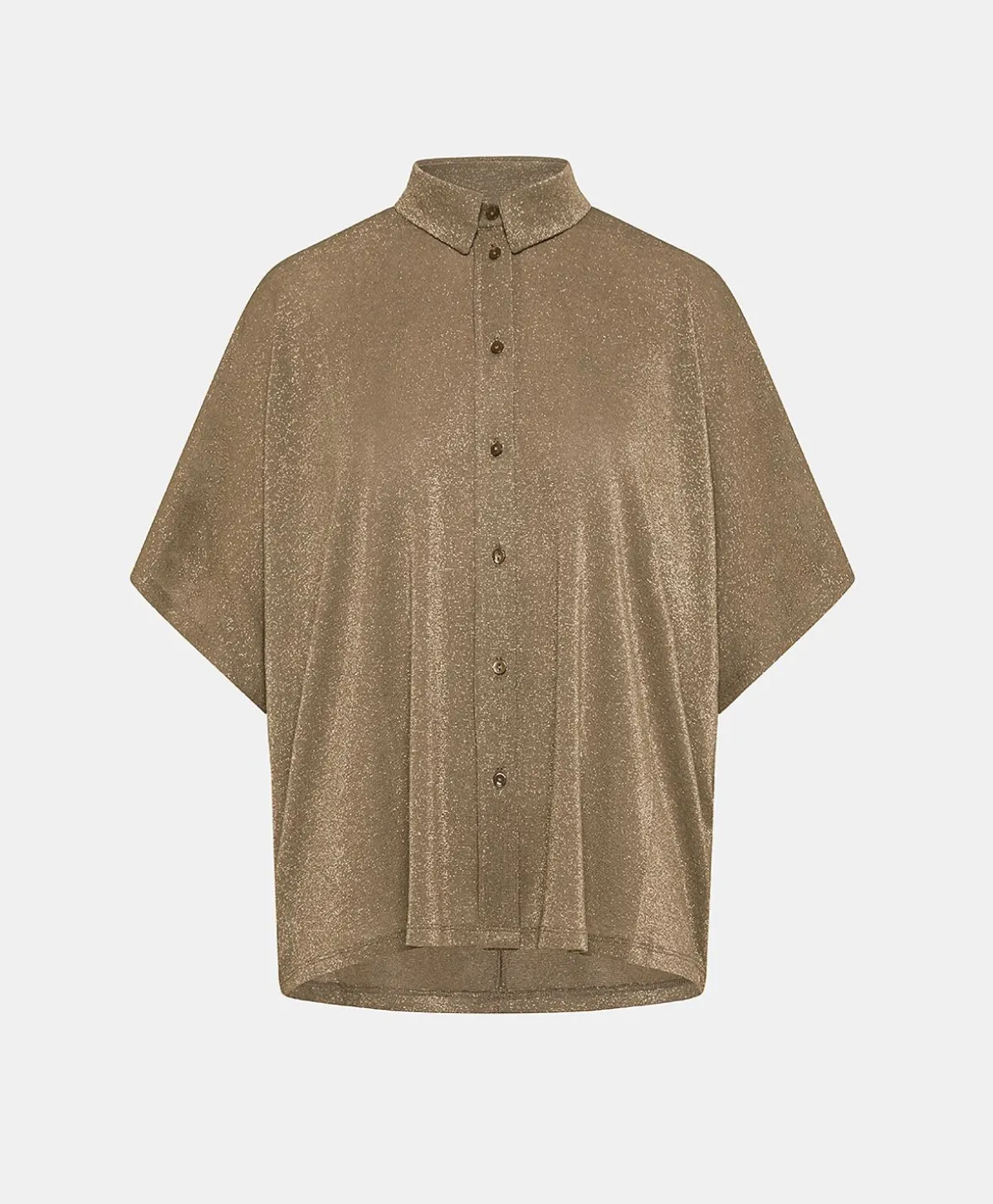 Chemise Brooklyn En Jersey Lurex - Boue