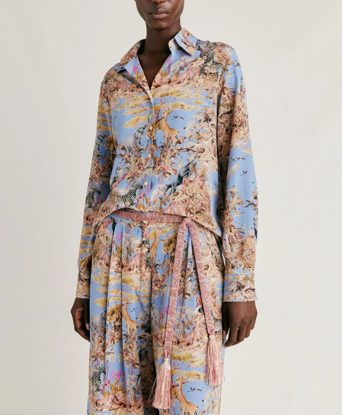 Chemise Crepe De Chine - Multicolore Ceruleen