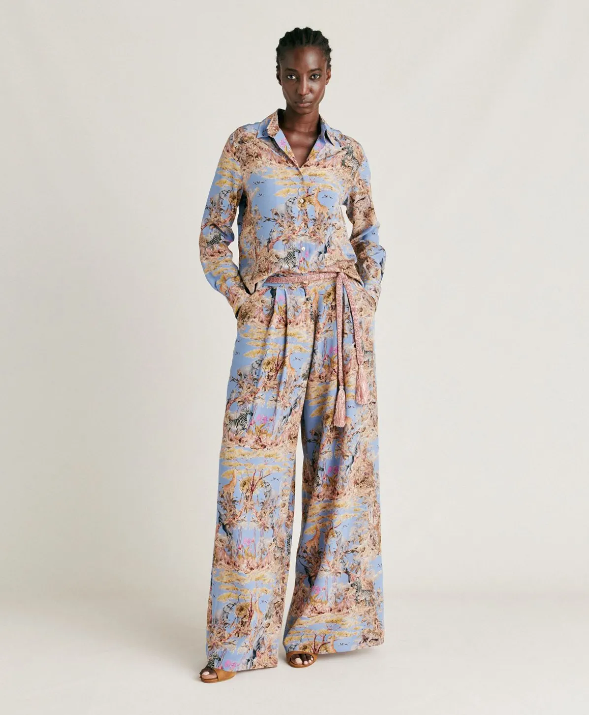 Chemise Crepe De Chine - Multicolore Ceruleen