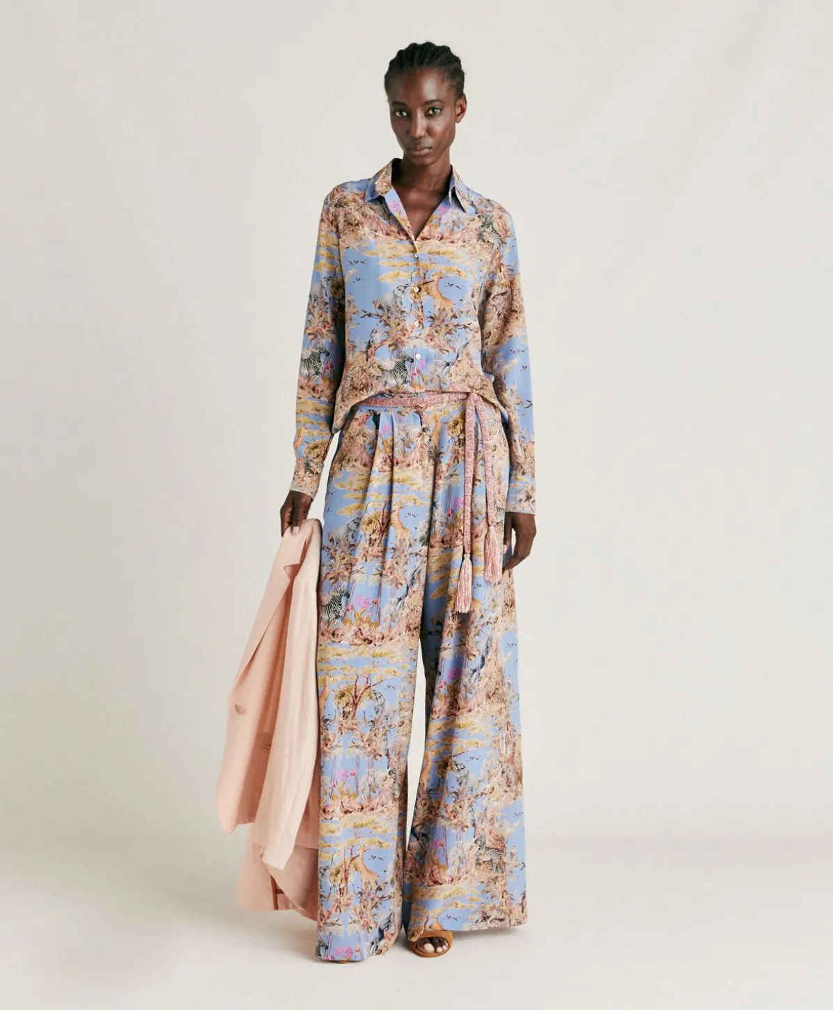 Chemise Crepe De Chine - Multicolore Ceruleen