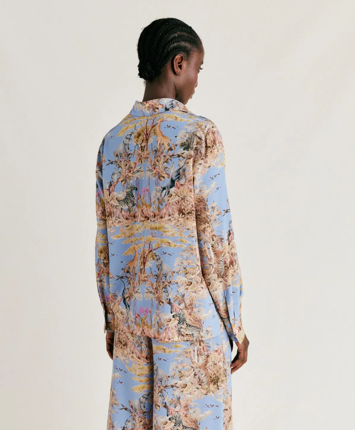 Chemise Crepe De Chine - Multicolore Ceruleen
