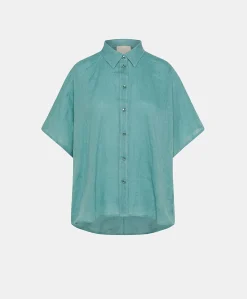 Chemise En Lin Elafonissi - Ceruleen