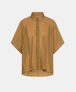 Chemise Jacquard Brooklyn Cupro - Reglisse