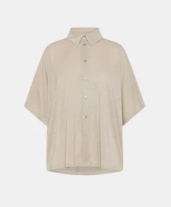 Chemise Jersey Lurex Brooklyn - Sable