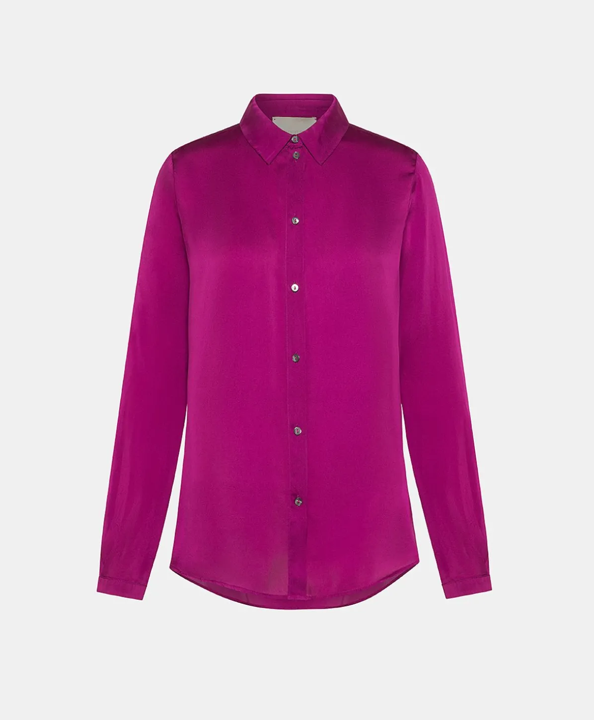 Chemise Meudon En Soie Unie - Cyclamen