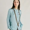 Chemise Meudon Unie En Soie - Ceruleen