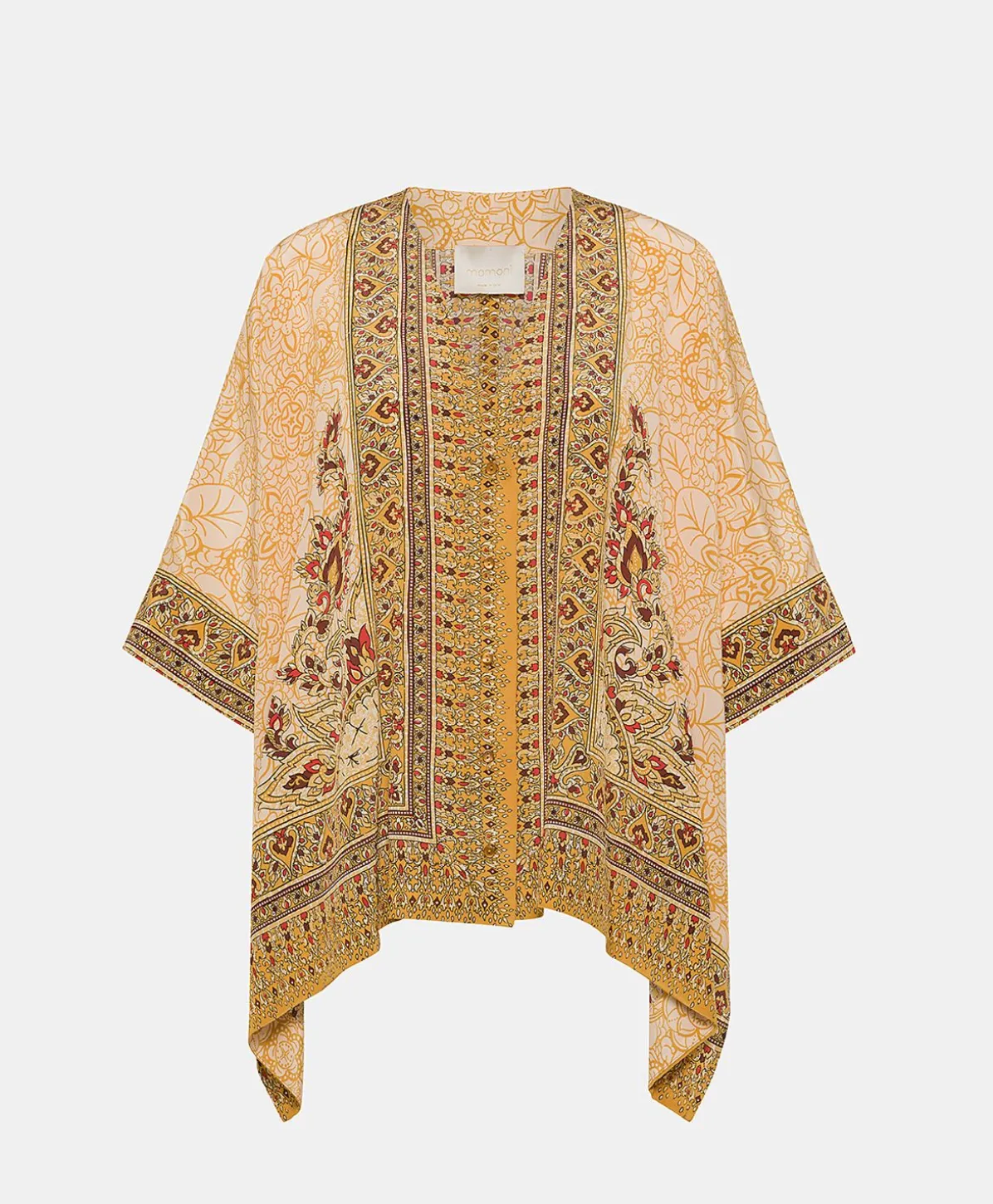 Chemise Ray Crepe De Chine - Brule/Multicolore