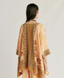 Chemise Ray Crepe De Chine - Brule/Multicolore