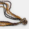 Collier Rubiela Avec Perles - Cacao Multicolore