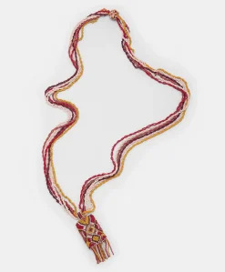 Collier Vidrier Avec Perles - Brule/Multicolore