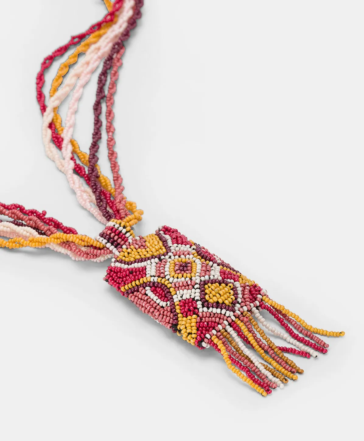 Collier Vidrier Avec Perles - Brule/Multicolore