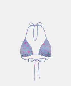Costume De Marine Triangle - Bleutte/Fuchsia