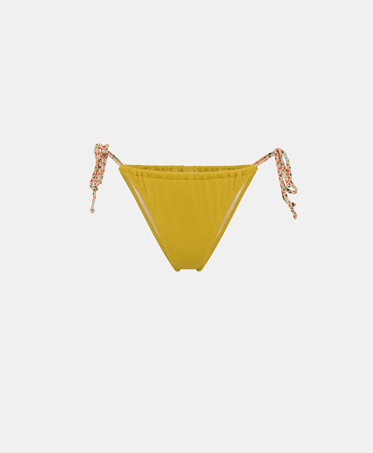 Costume Slip Romantique Avec Bretelles Tressees - Huile