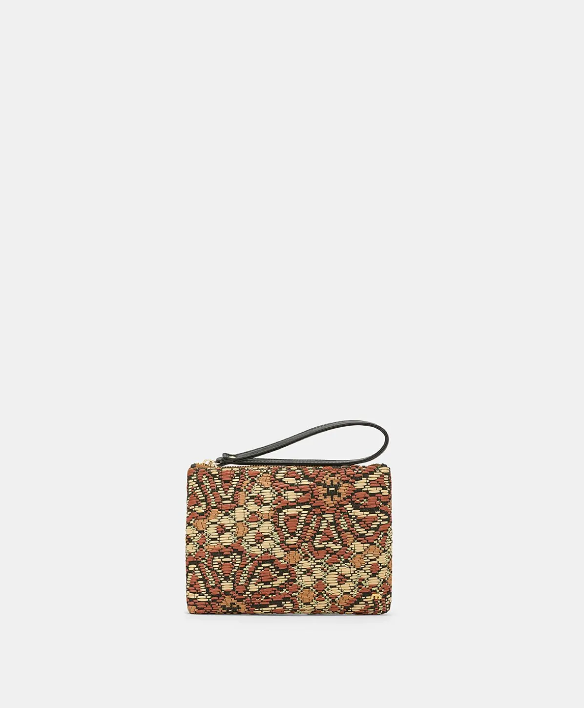 Fragua Pochette Avec Tissage - Noir Multicolore
