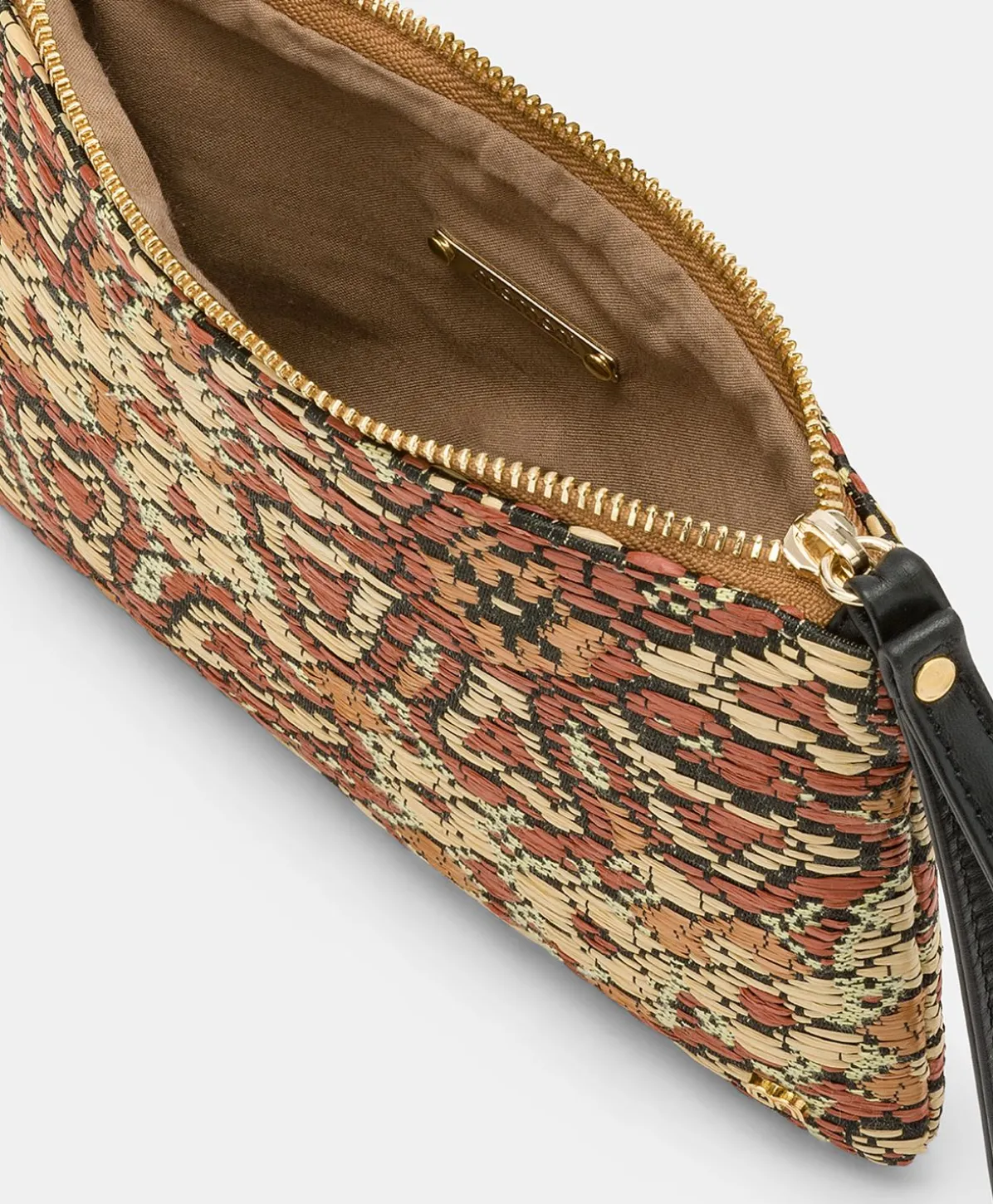 Fragua Pochette Avec Tissage - Noir Multicolore
