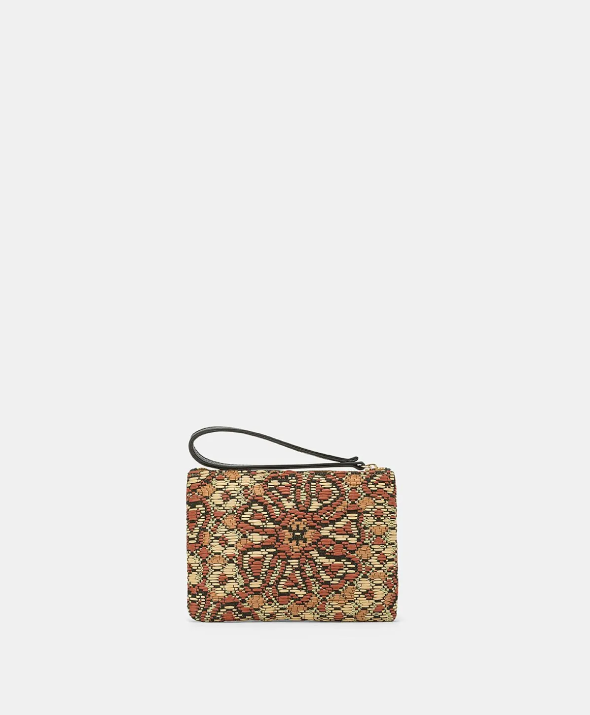 Fragua Pochette Avec Tissage - Noir Multicolore