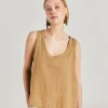 Haut Mola En Lin - Sable