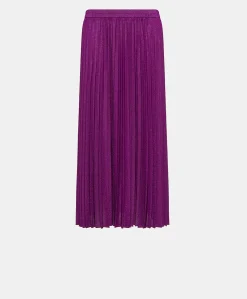 Jupe Emi En Jersey Lurex - Cyclamen