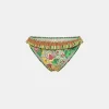 Maillot De Bain Bresilien Palm Bay - Jaune Multicolore